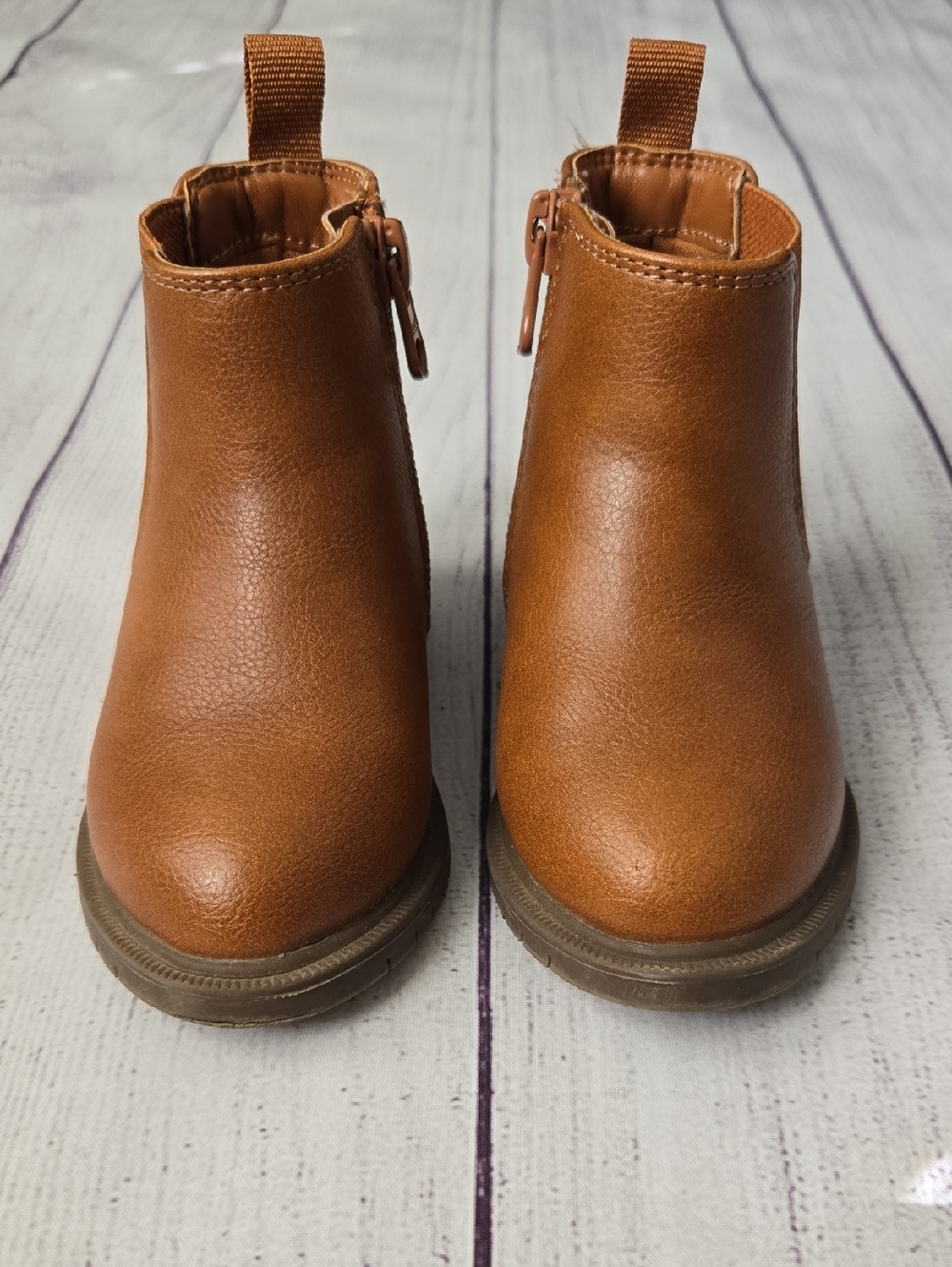 Cat & Jack Tanner Cognac Chelsea Boots - Size 5T